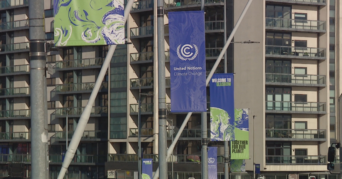 Armed police arrest man near COP26 summit venue