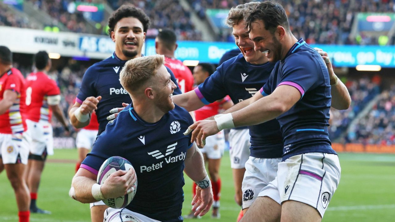 Scotland 60-14 Tonga: Steyn grabs four tries in Murrayfield rout