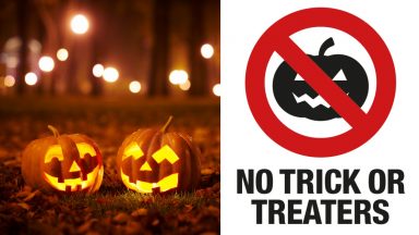 Police unveil ‘no guisers’ poster for residents this Halloween