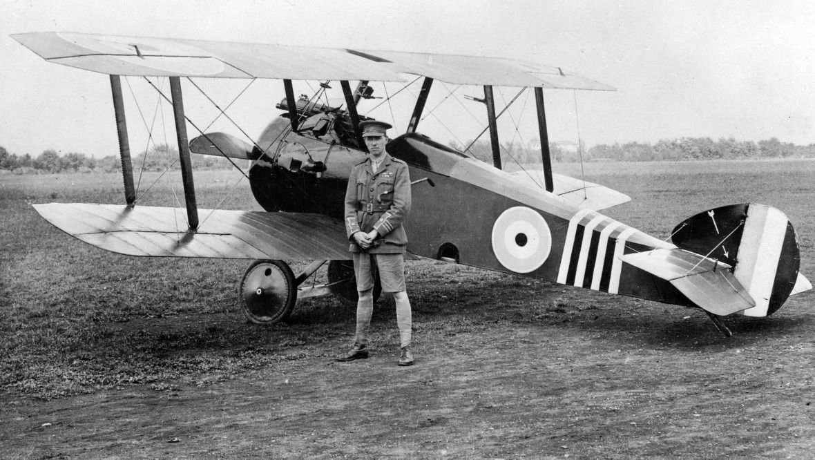 Fighter: Major Barker was awarded a Victoria Cross for his service during the First World War.