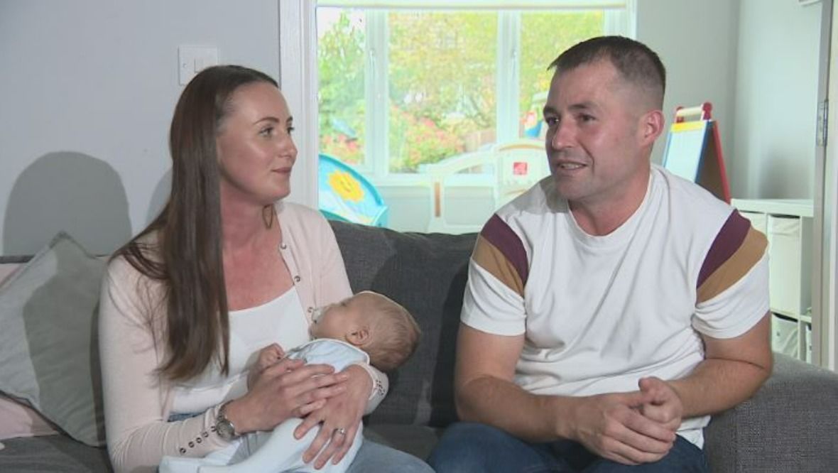 Family: Emma and Paul Beattie want to raise awareness of Respiratory Syncytial Virus.