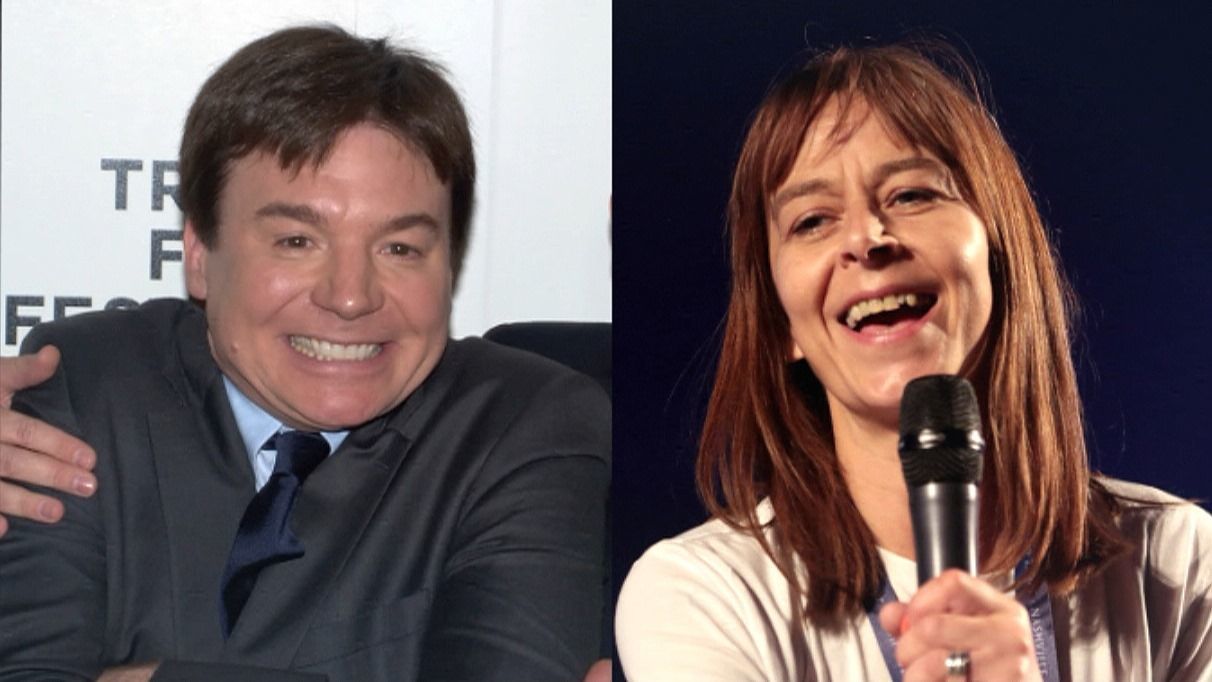 Mike Myers and Kate Dickie.