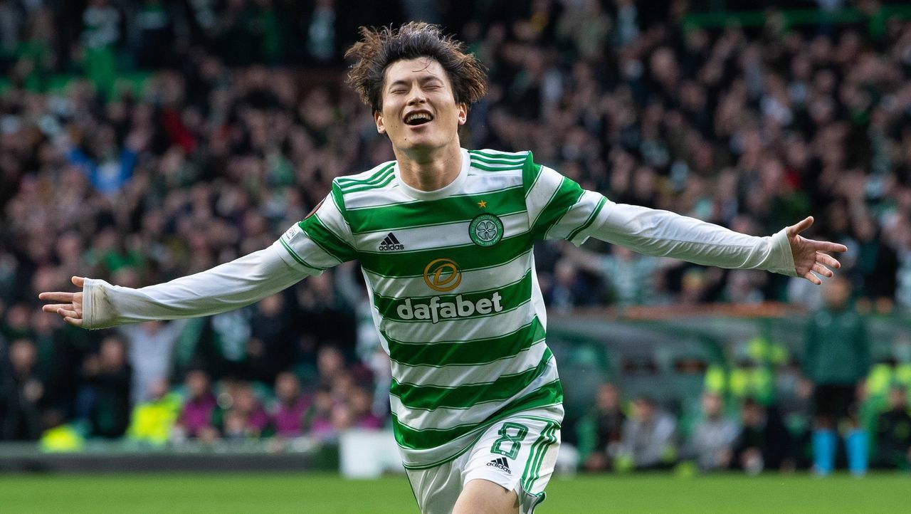 Kyogo Furuhashi made an instant impact in Scottish football after arriving from Japan. (Photo by Ross Parker / SNS Group)