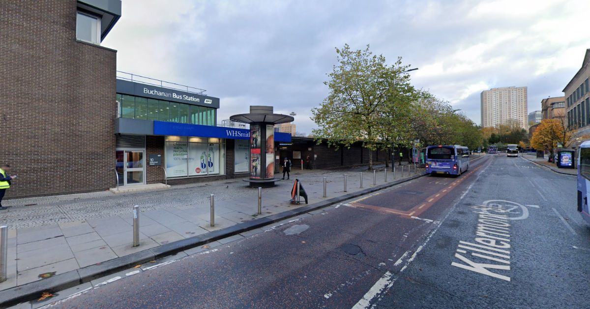 Teenager in hospital after being struck by bus near Buchanan Bus Station in Glasgow as man reported