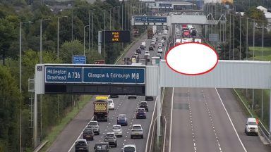 Lorry crash leaves two lanes of M8 closed near Glasgow Airport