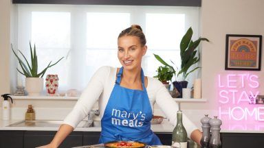 TV star takes on cooking challenge in aid of Scots charity