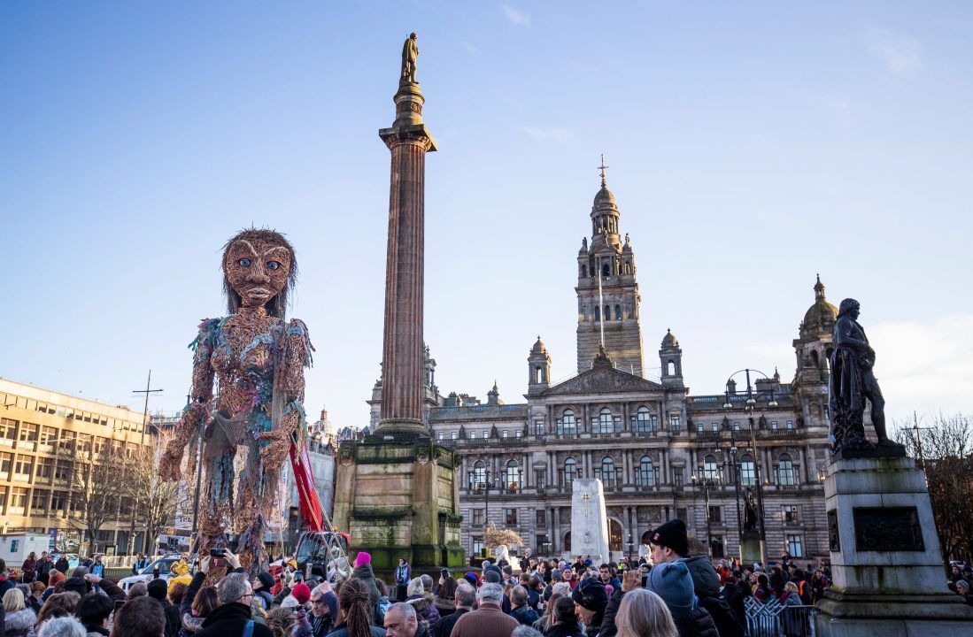 Giant puppet ‘Storm’ set to walk through Govan for Glasgow’s COP26