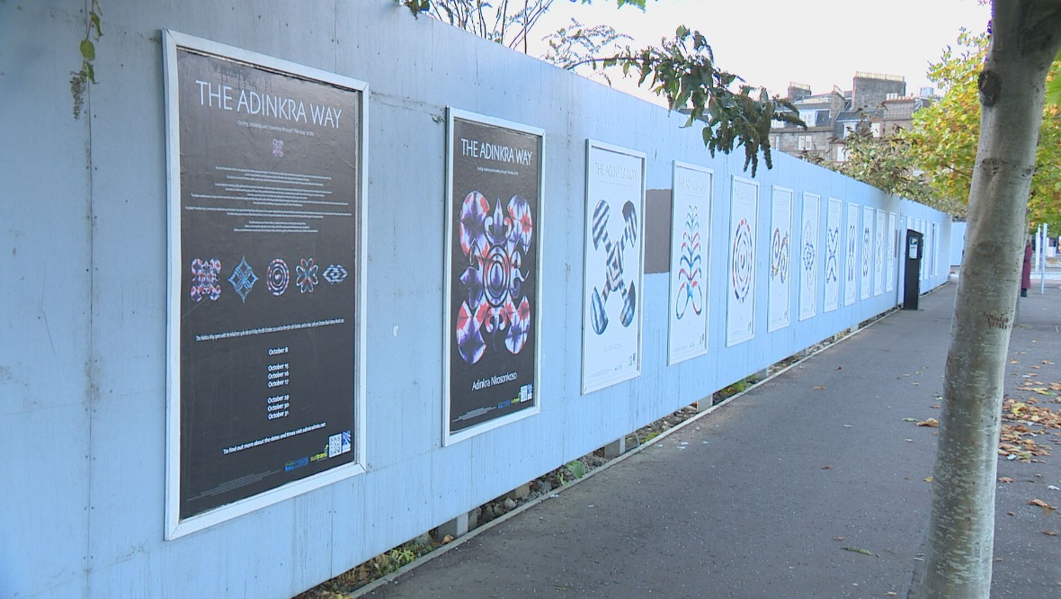 A series of artworks have been installed in Dundee’s Slessor Gardens as part of Black History Month.