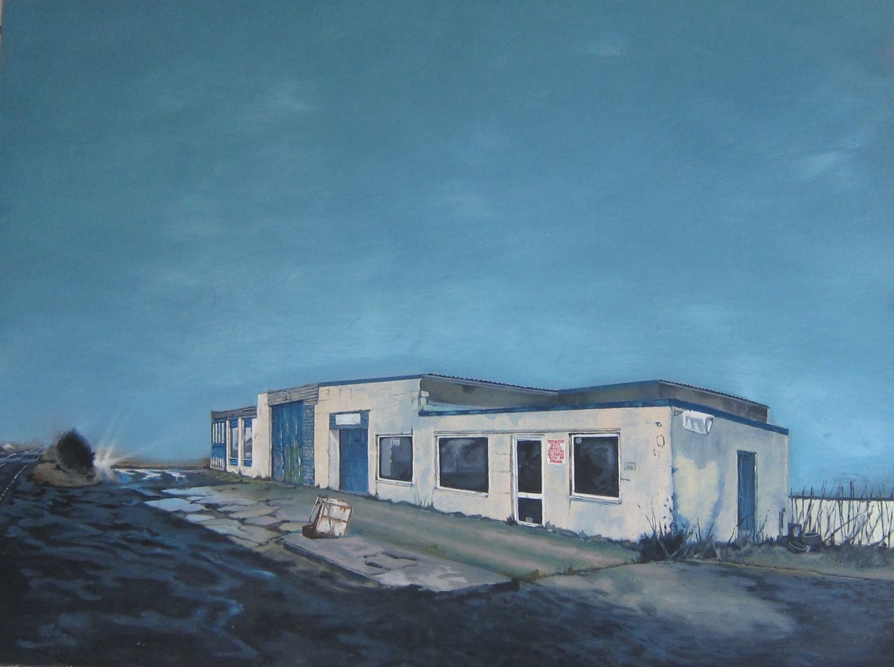 Spittal Garage - Almost Home by Helen Moore.