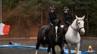 Horses ‘will give police heads up’ if COP26 trouble breaks out
