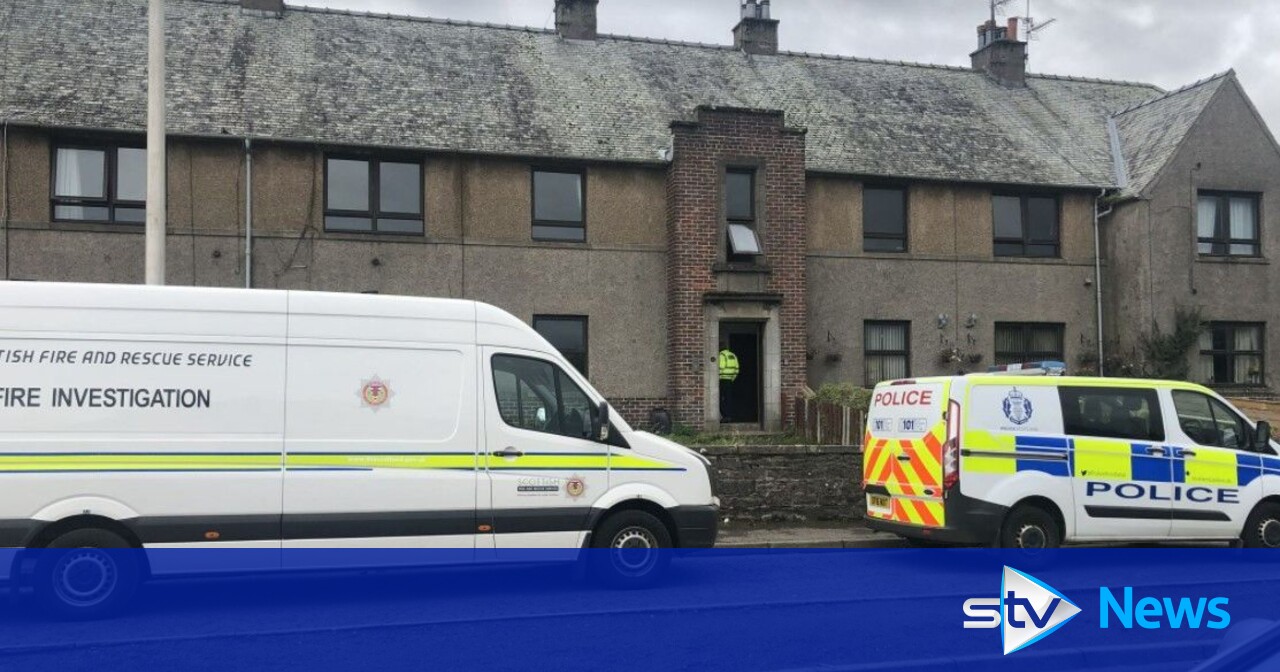 Woman found dead after fire rips through block of flats | STV News