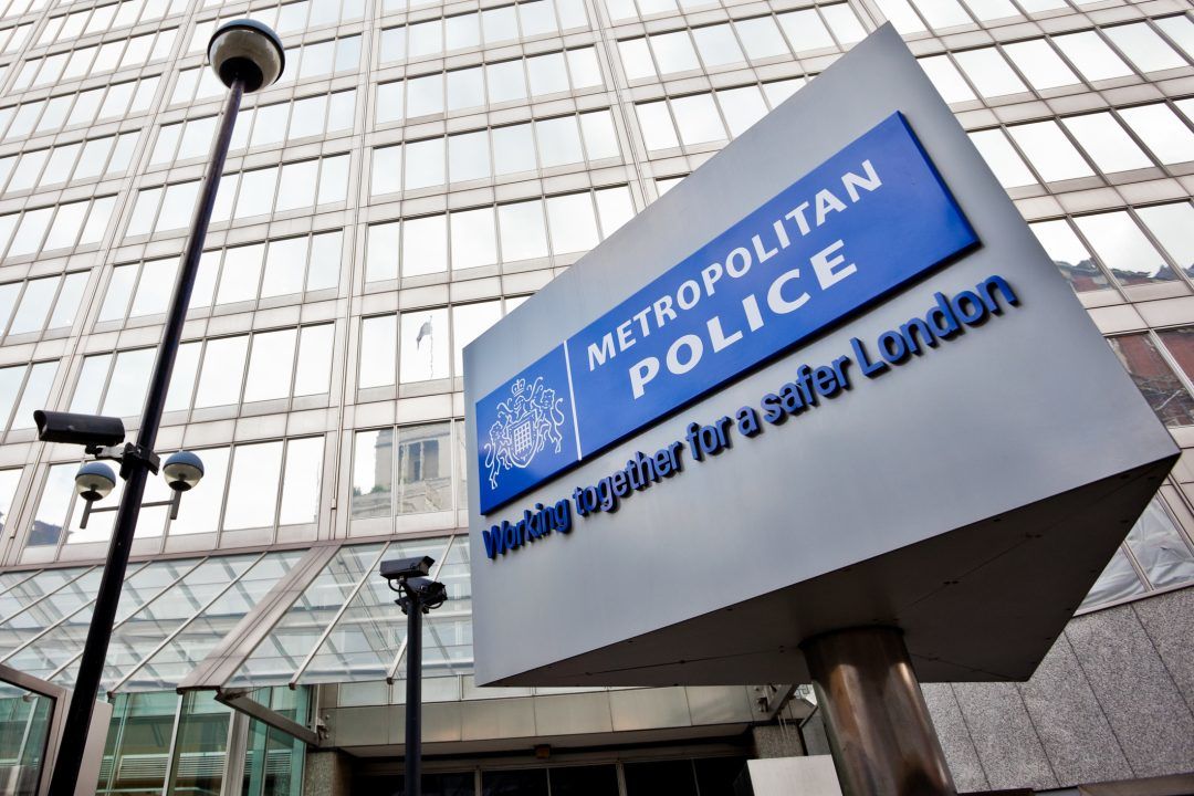 Met Police officer charged with sexual communication with child