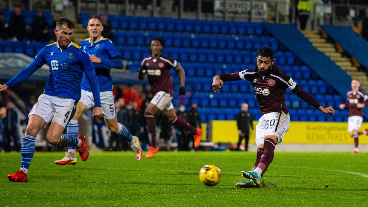 Hearts remain unbeaten after sharing spoils with St Johnstone