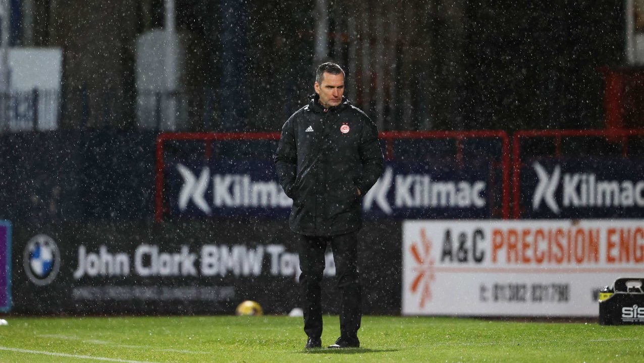 Aberdeen boss Glass admits his job could be on the line