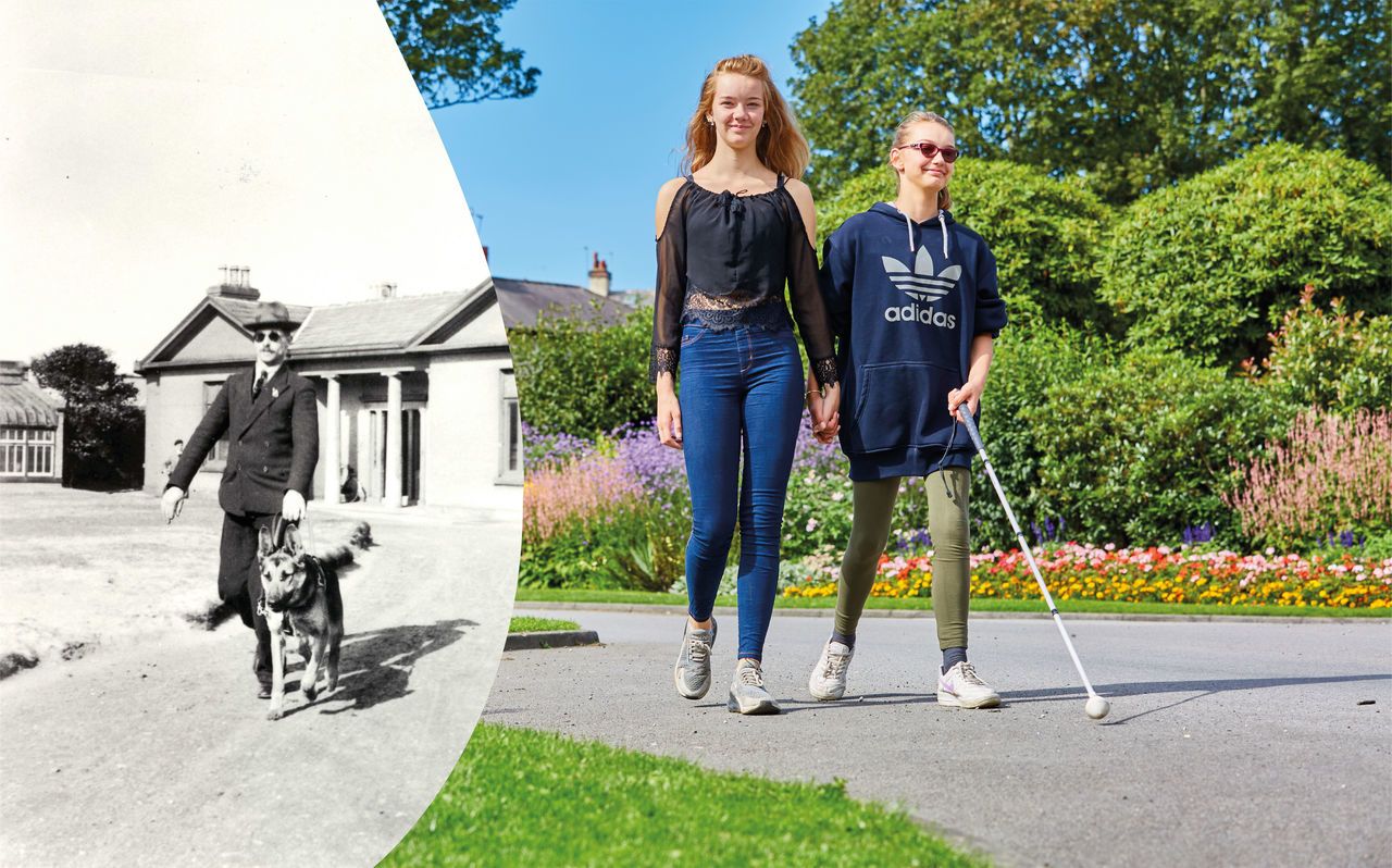 Then and now - development of services showing My Sighted Guide.