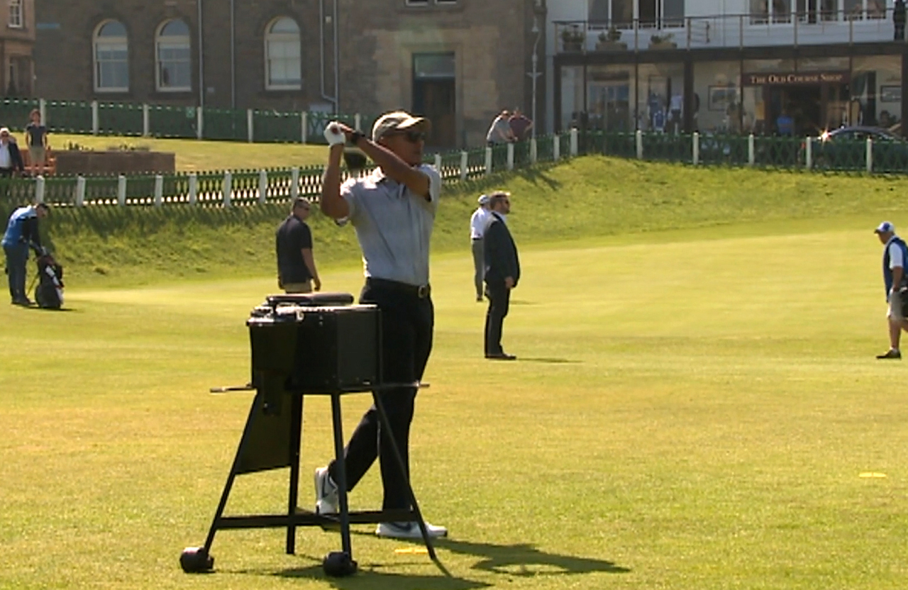 Barack Obama played the Old Course in St Andrews during his visit in May 2017.