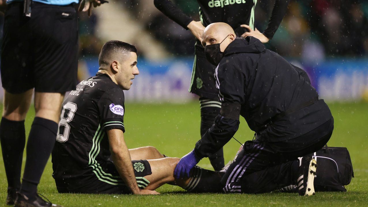 Celtic midfielder Rogic sidelined with hamstring injury