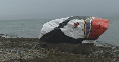Controversial ‘Jim Crow stone’ transformed into proud Puffin Rock