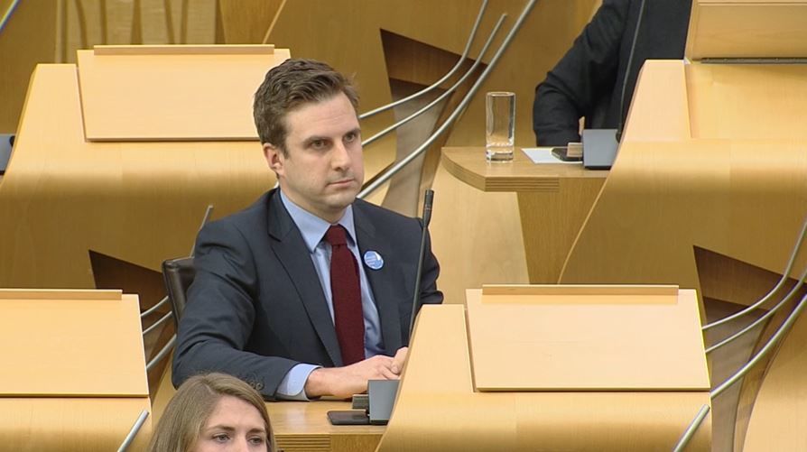 The issue was raised by Scottish Labour's Daniel Johnson during FMQs. (Scottish Parliament TV)