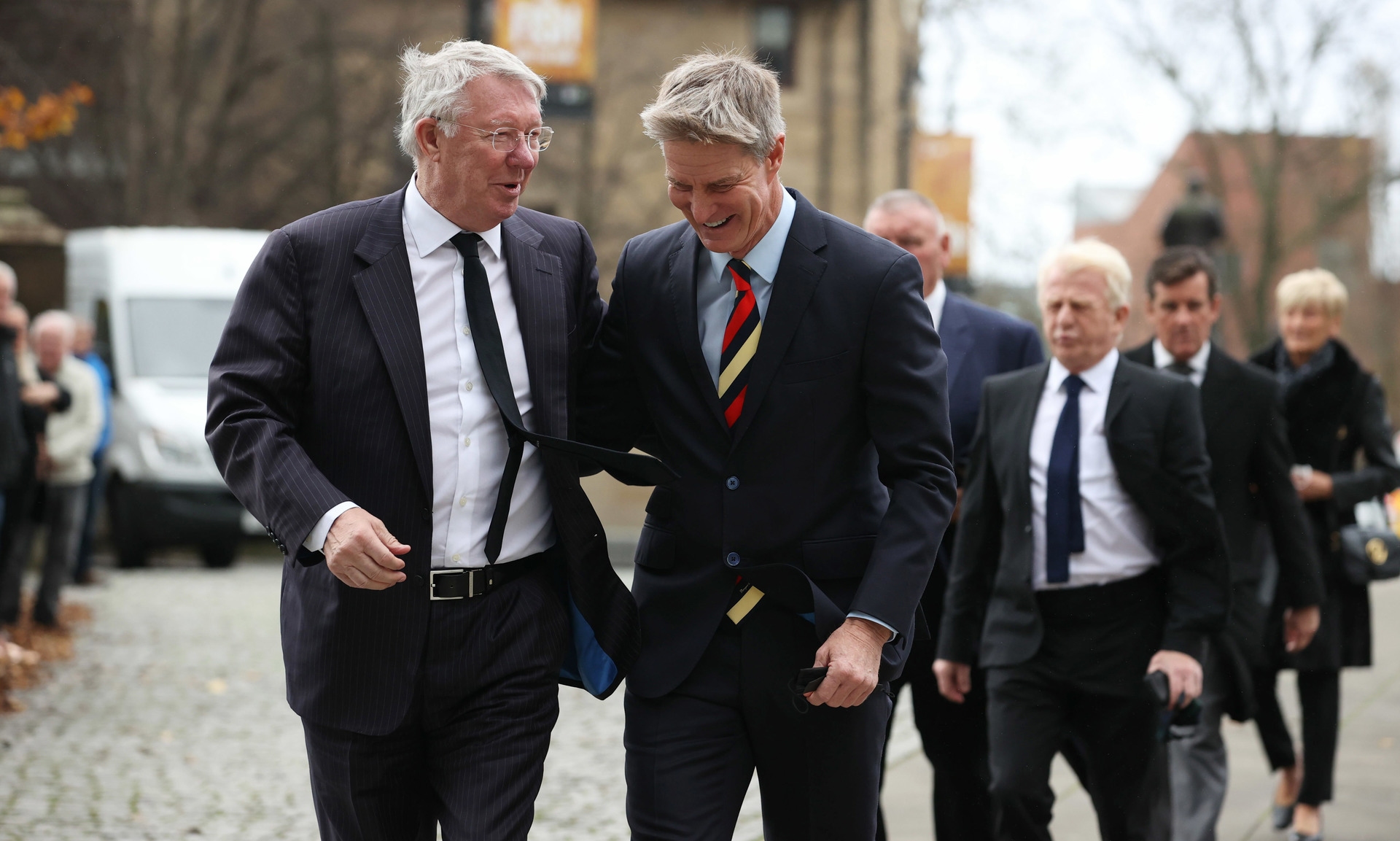 Sir Alex Ferguson with former Rangers captain Richard Gough. (Alan Harvey/SNS Group)