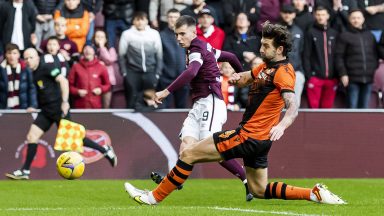 Ben Woodburn at the double as Hearts down Dundee United