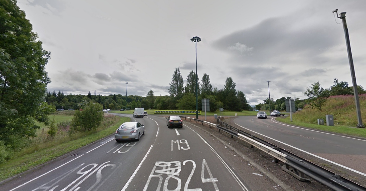 A9 at Keir Roundabout