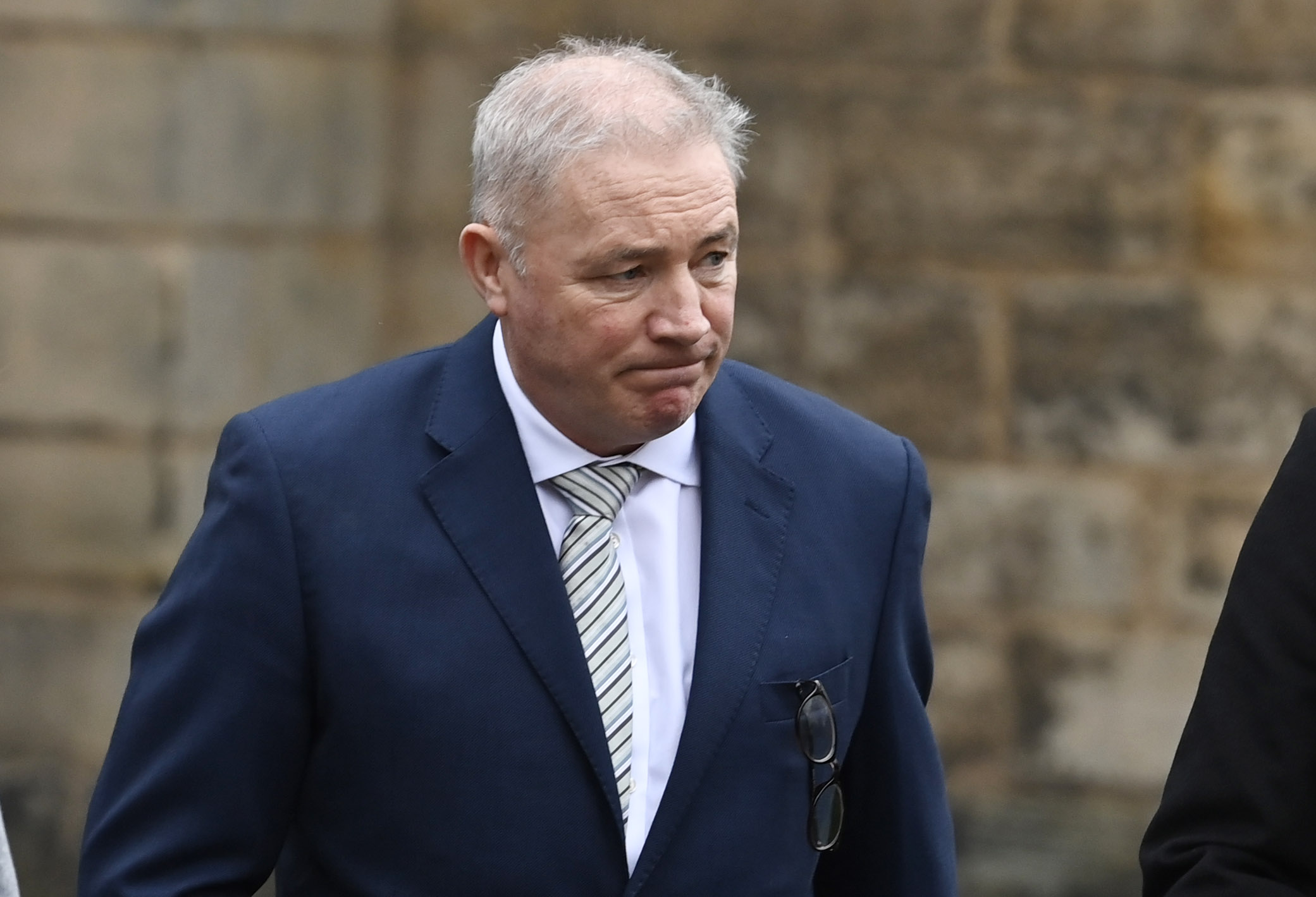 Ally McCoist spoke at the memorial service in Glasgow. (Rob Casey/SNS Group)