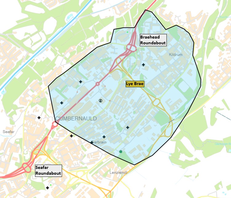 The exclusion zone outlined by SGN. 