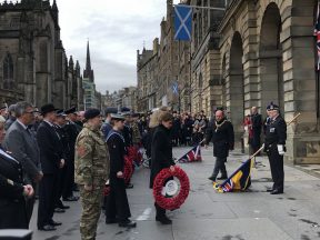 Scotland falls silent to honour war dead on Remembrance Sunday