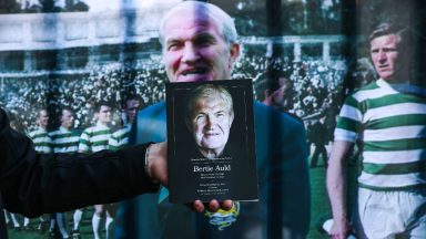 Family, friends and fans attend funeral for Lisbon Lion Bertie Auld