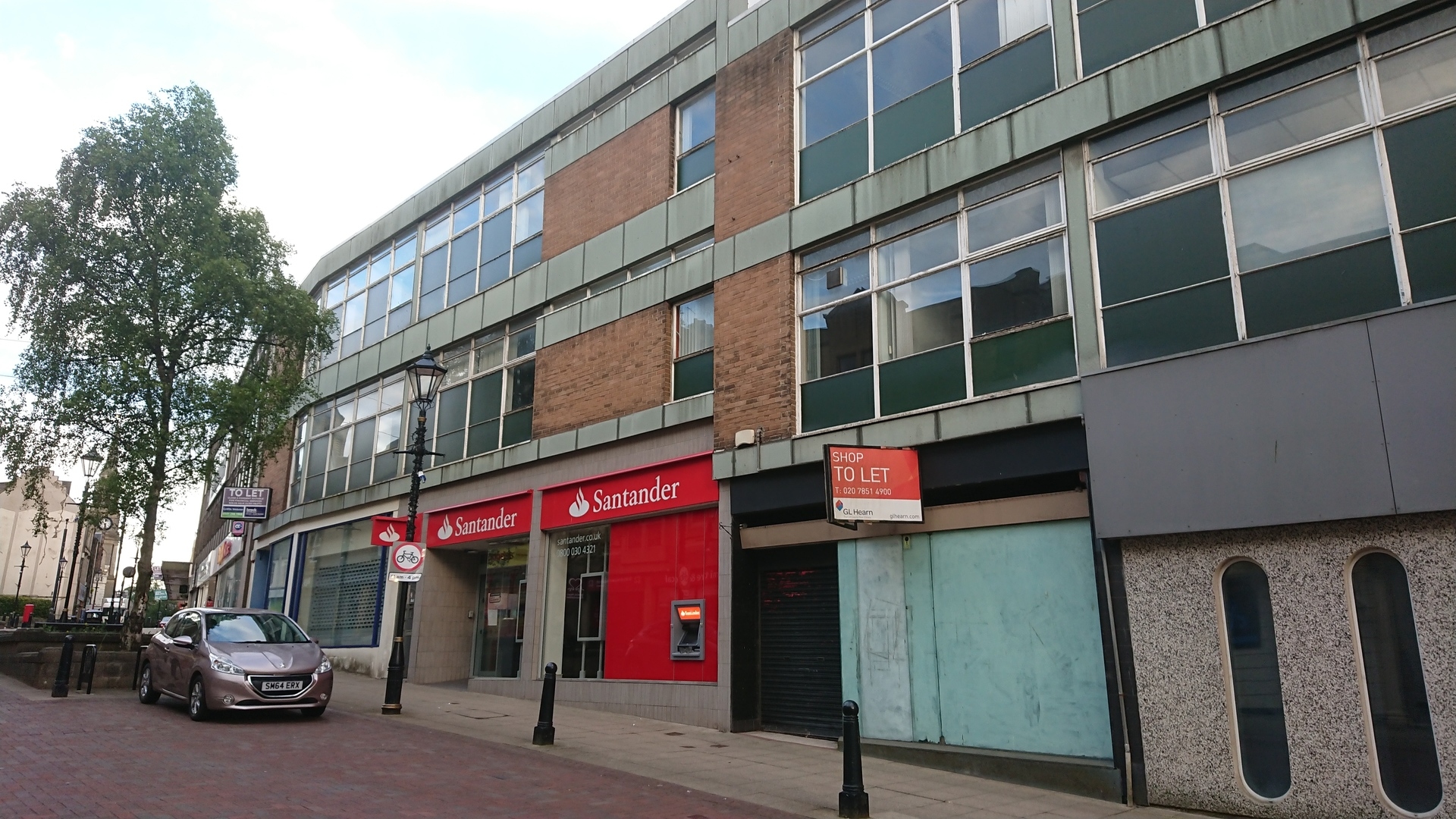 The site on Falkirk High Street that was chosen then rejected for the new HQ and Arts Centre.