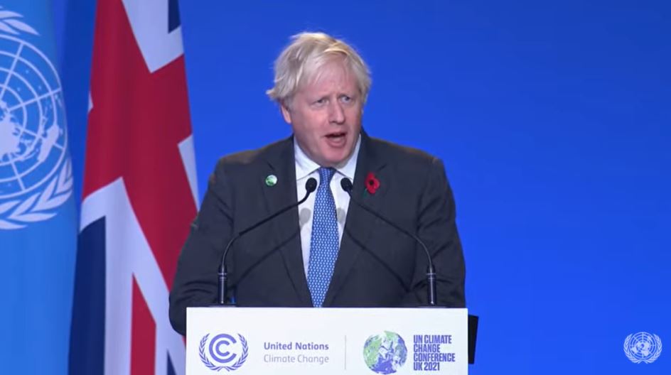 Former Prime Minister Boris Johnson declares himself ‘the spirit of Glasgow’ at COP27 in Egypt