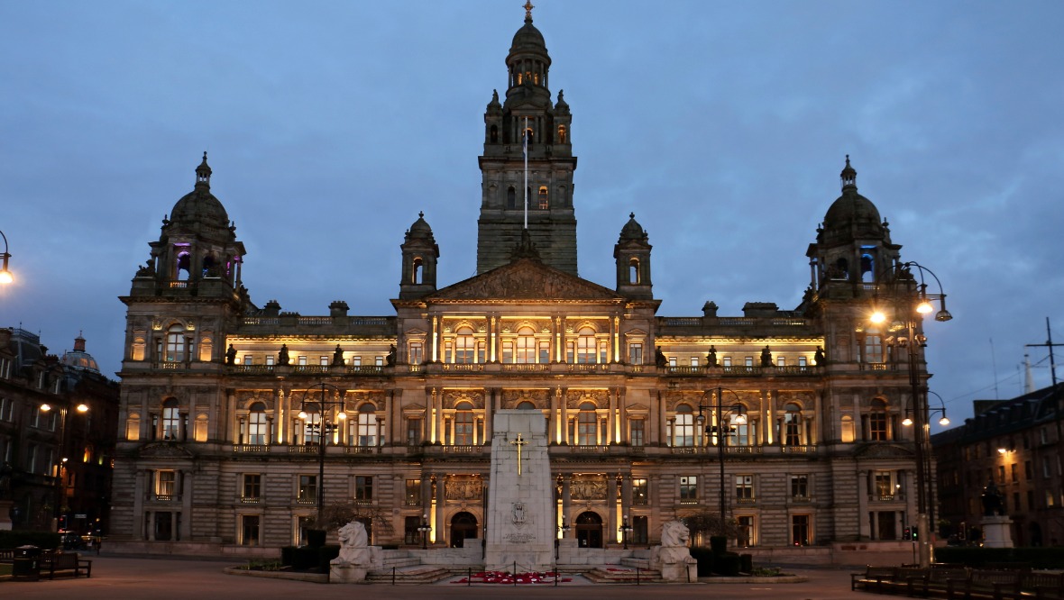 Glasgow Lord Provost condemns ‘disgraceful’ abusive graffiti on Conservative leader’s door