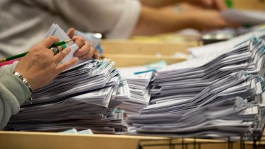 Counting gets under way in council areas across Scotland after ballots cast