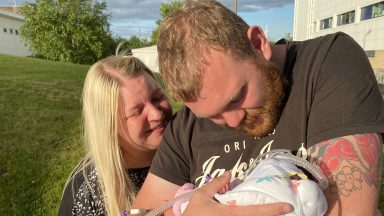 Couple whose baby girl died just weeks after birth praise hospice