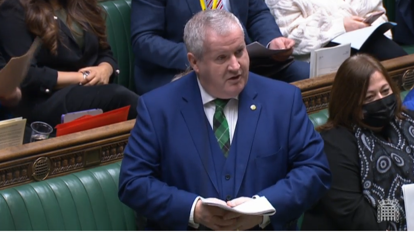 Ian Blackford took aim at the Prime Minister's record in office. 