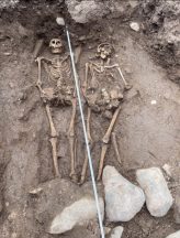 Skeleton remains discovered at abbey belonged to man and woman