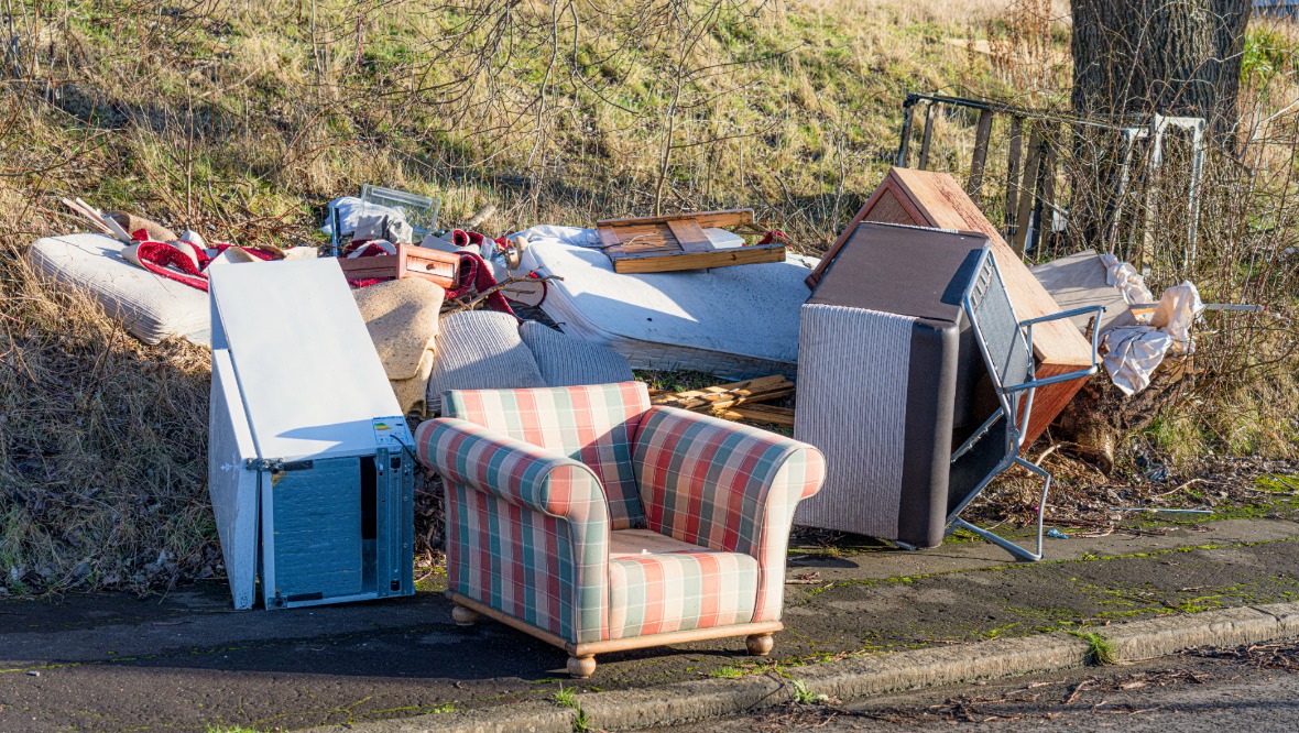 Fly-tipping in Falkirk almost doubled as council struggled to cope