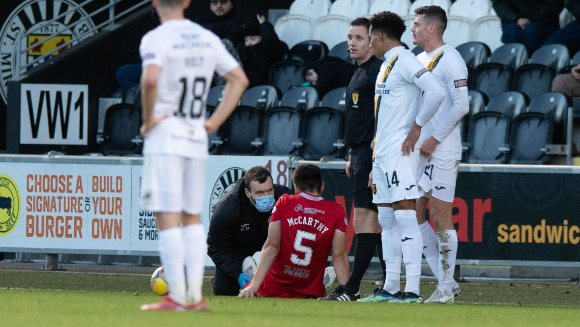 St Mirren defender Conor McCarthy set for ankle surgery