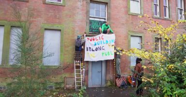 Activists occupying shelter face eviction in court ruling