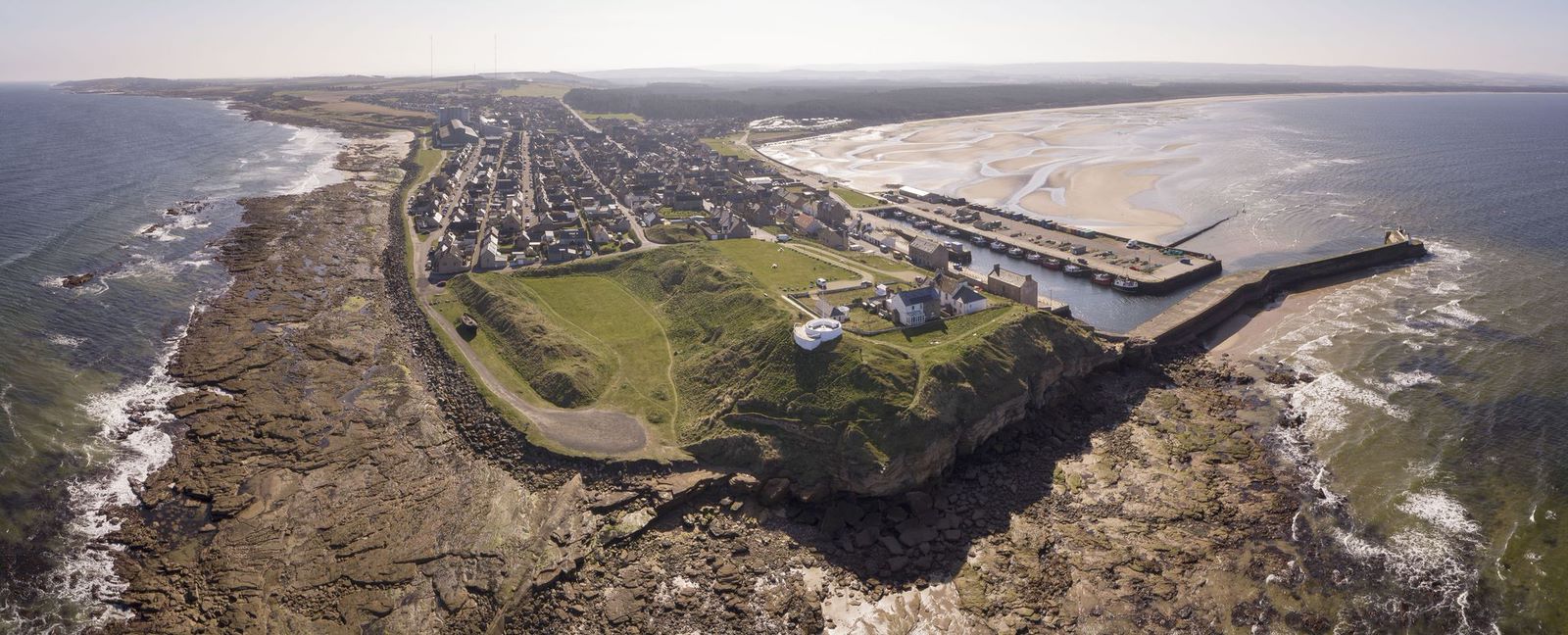 Modern-day Burghead, Moray