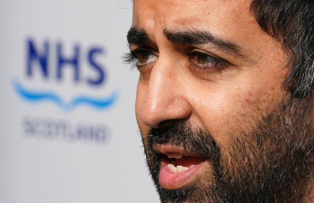 Health secretary Humza Yousaf. (PA Media/Andrew Milligan)