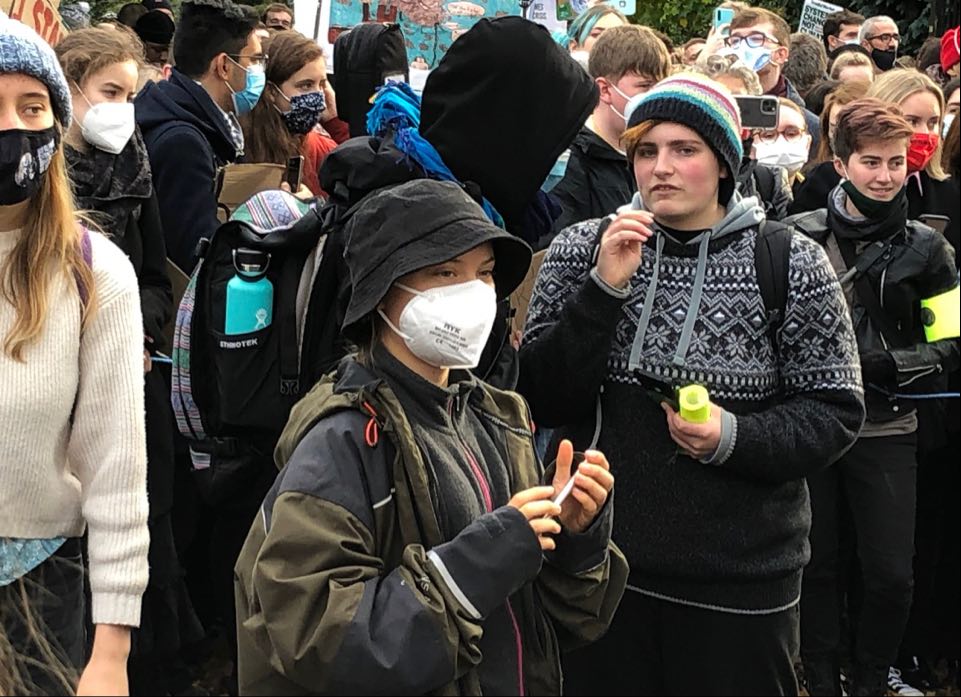 Climate campaigner Greta Thunberg was amongst those in attendance. 