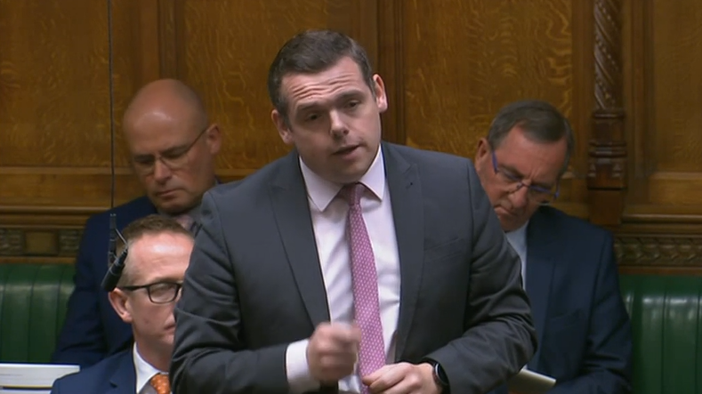 Rees-Mogg claims Douglas Ross is a ‘lightweight figure’ in Tory party