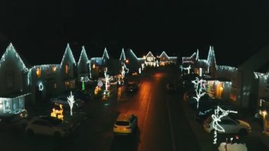 Does this street have the best Christmas display in Scotland?