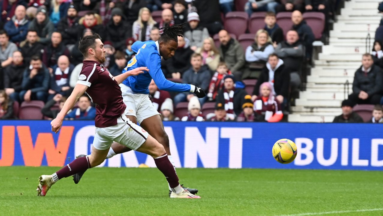 First-half goals enough for Rangers to see off Hearts