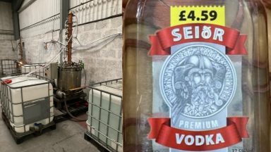 More than 400 litres of vodka seized in illegal distillery raid