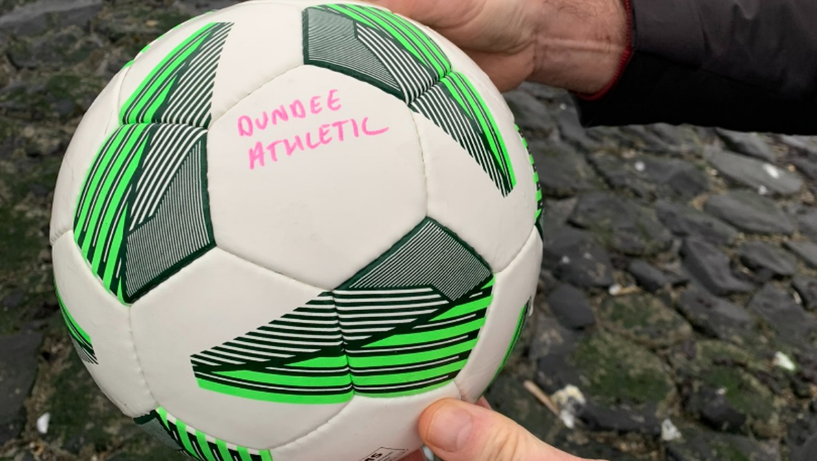 International: The ball travelled from Dundee to the Netherlands.