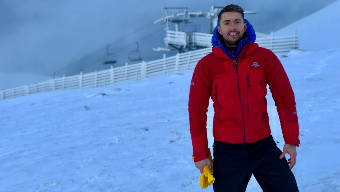 Snow: STV meteorologist Sean Batty.