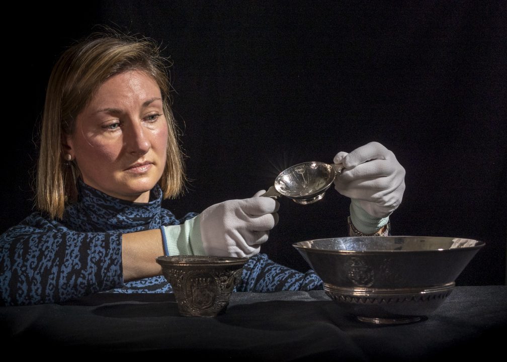 Rare 17th century silver items acquired for nation through donation